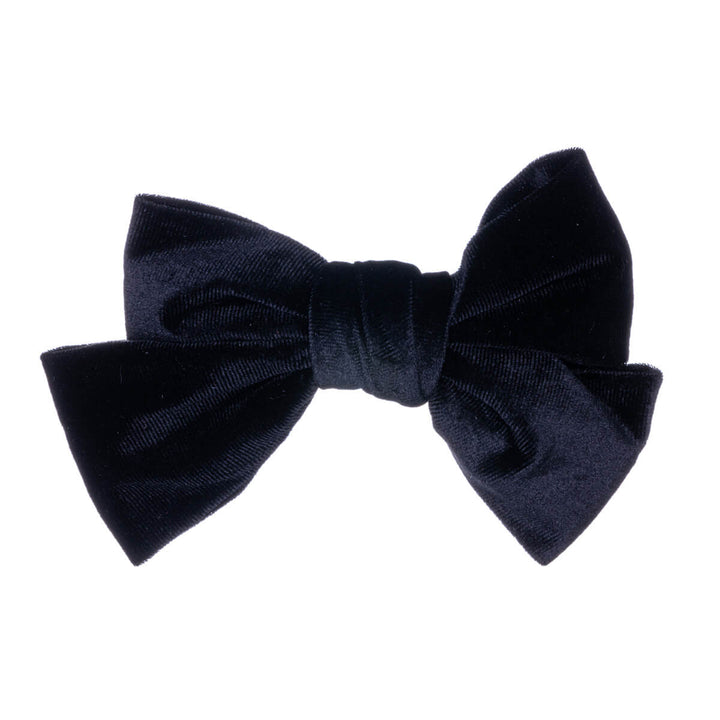 Big velvety hair bow hair clip 16cm