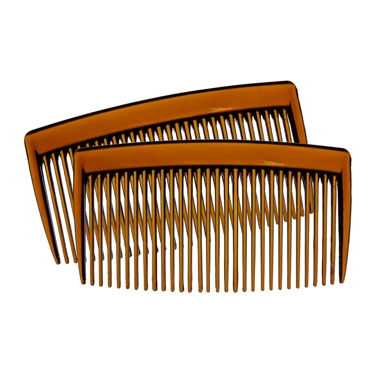 Plastic side comb with straight spikes 2pcs (8cm x 4,8cm)