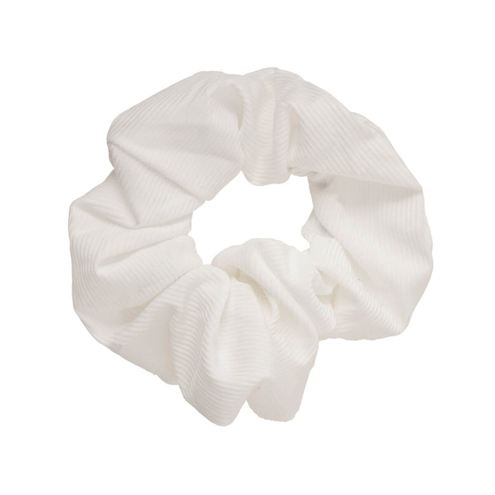Plain striped scrunchie hairpin ø 10cm