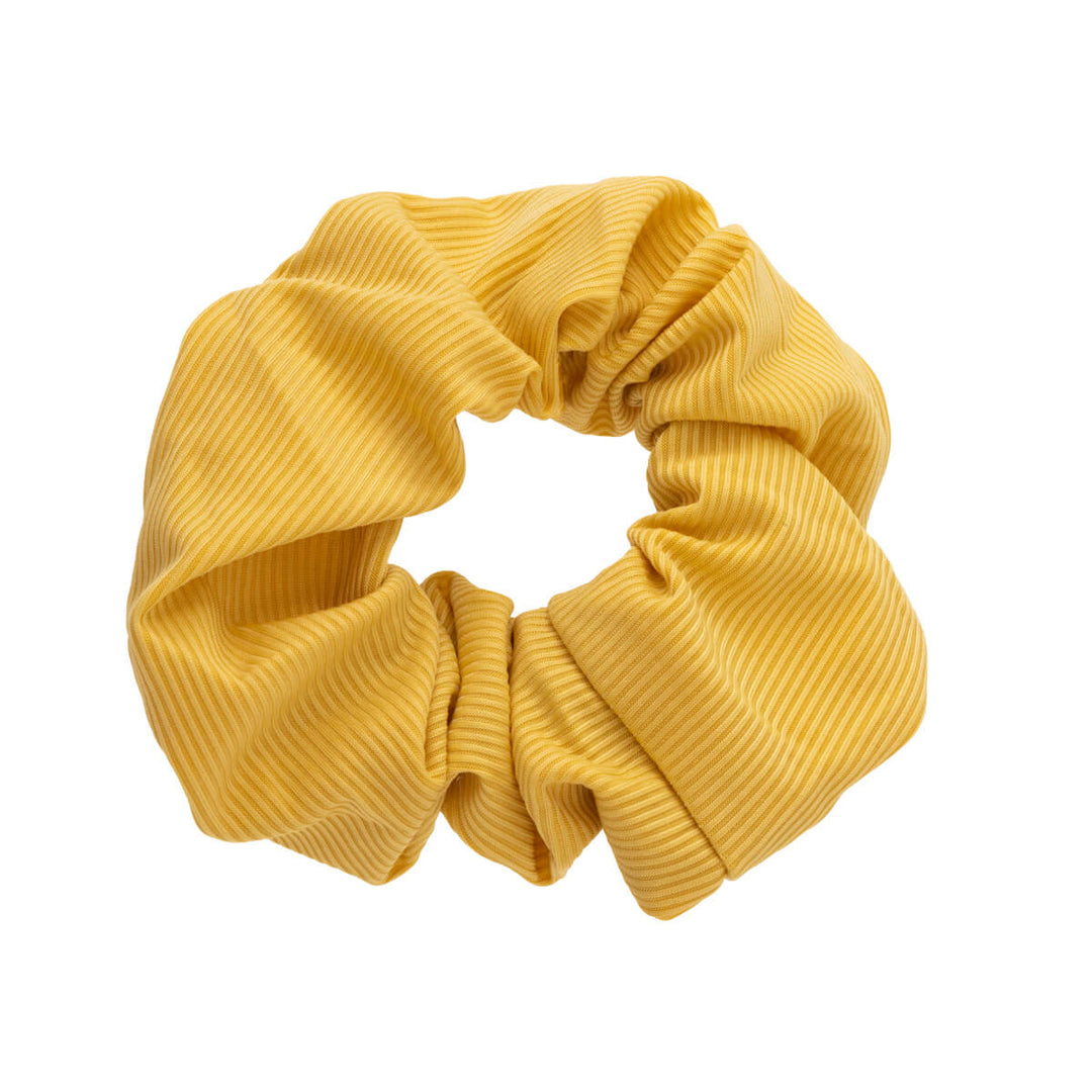 Plain striped scrunchie hairpin ø 10cm