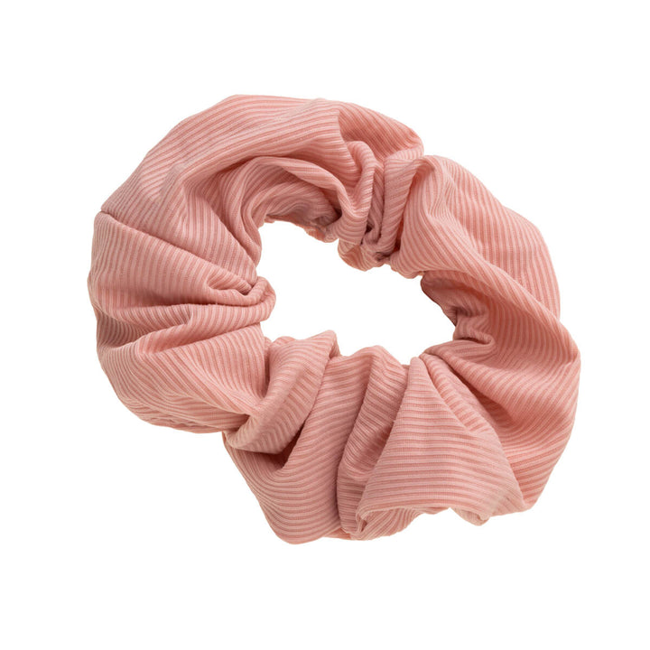 Plain striped scrunchie hairpin ø 10cm