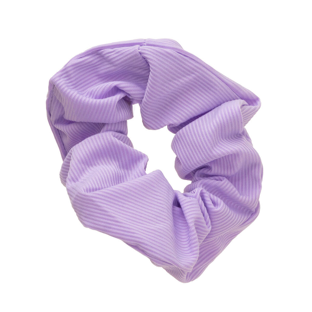 Plain striped scrunchie hairpin ø 10cm