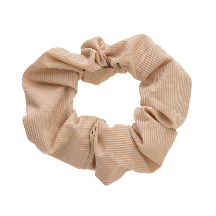 Plain striped scrunchie hairpin ø 10cm