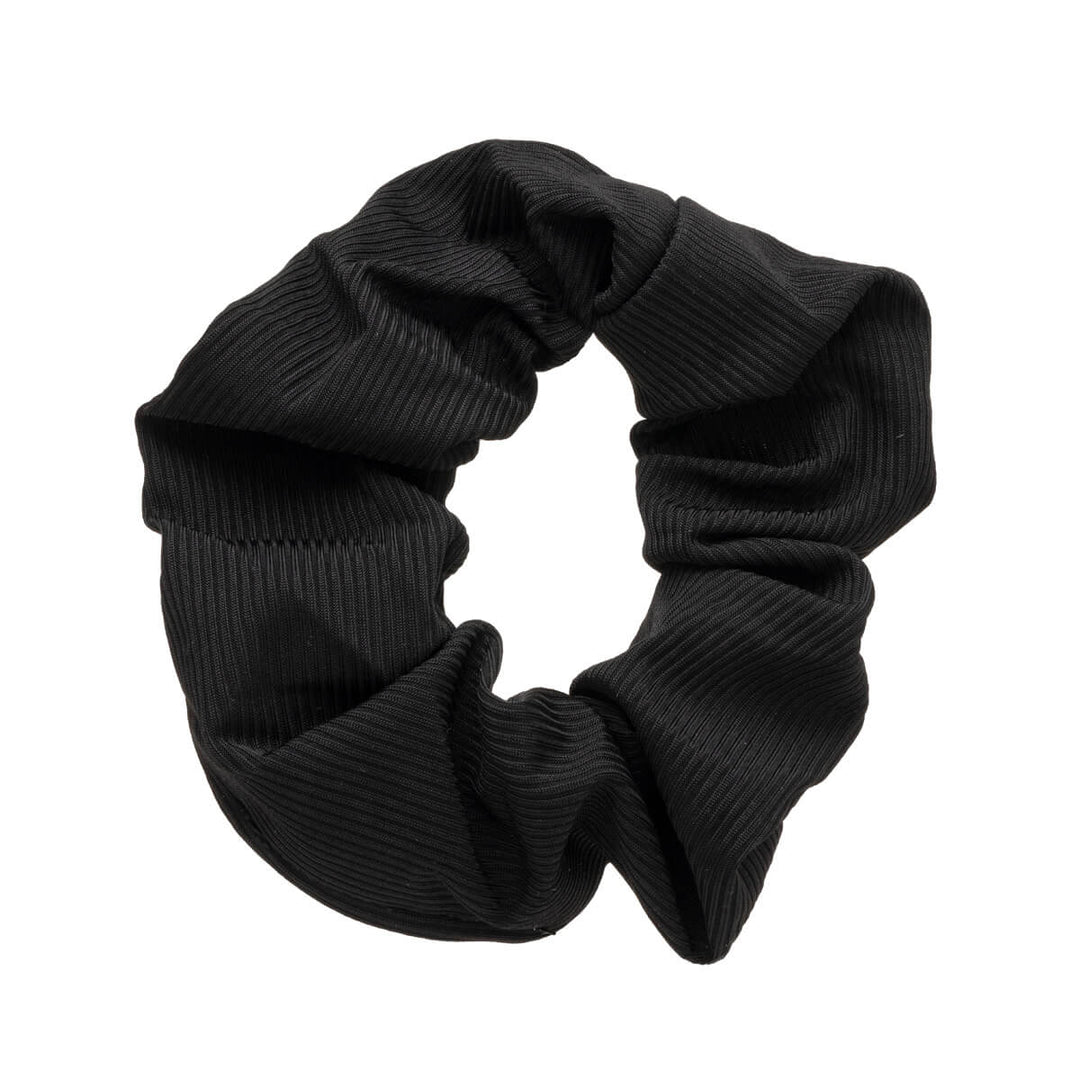 Plain striped scrunchie hairpin ø 10cm