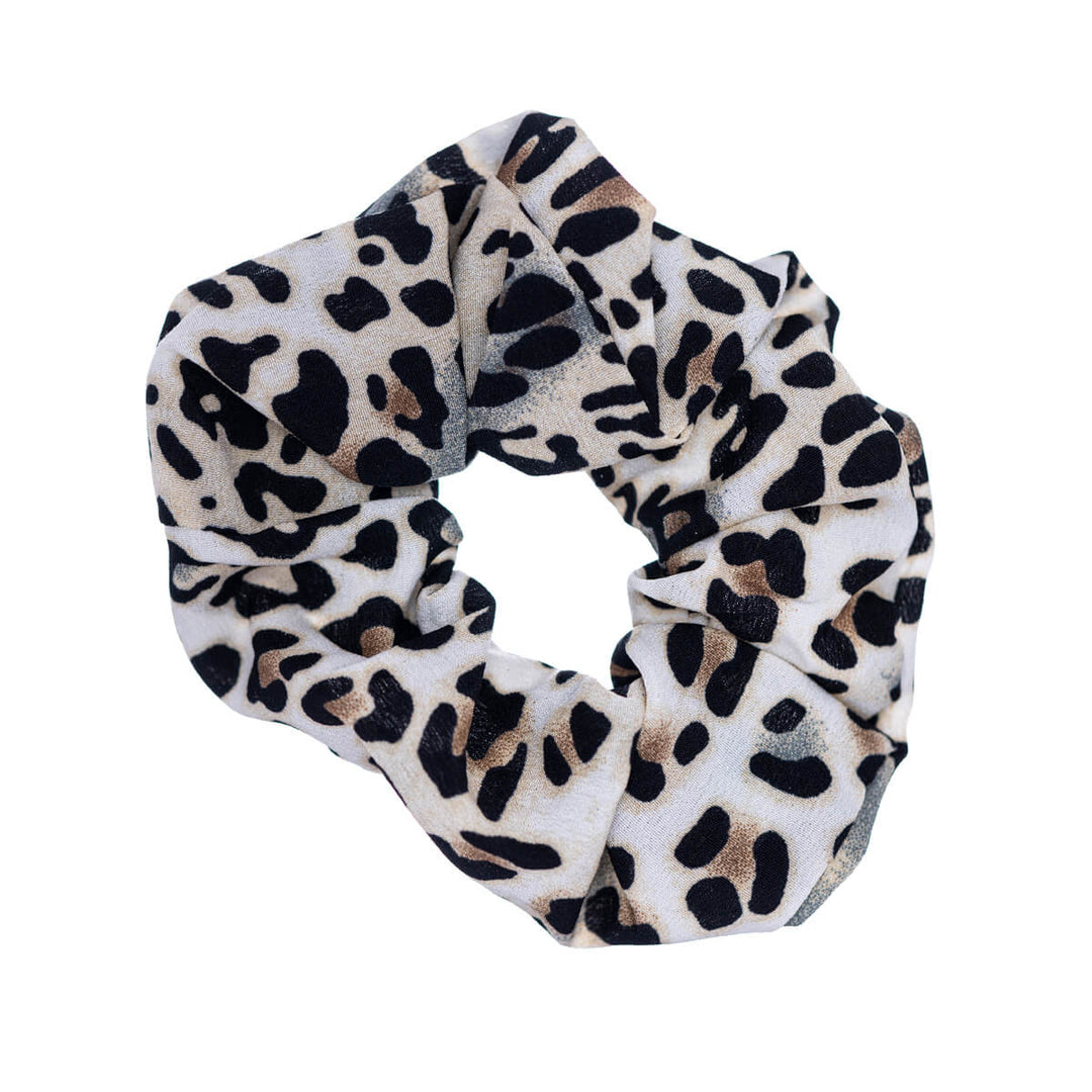 Leopardi scrunchie hiusdonitsi ø 10cm