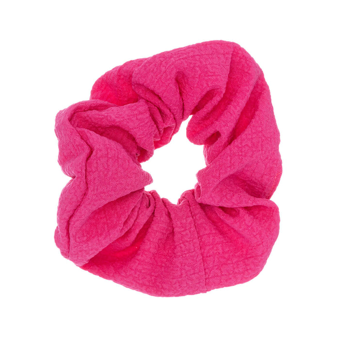 Yksivärinen kuvioitu scrunchie hiusdonitsi ø 10cm