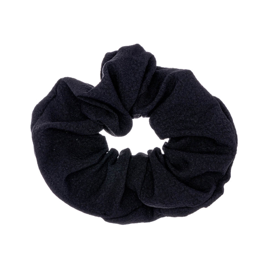 Solid coloured patterned scrunchie hairpin ø 10cm