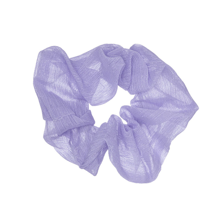 Yksivärinen kimaltava scrunchie hiusdonitsi ø 10cm