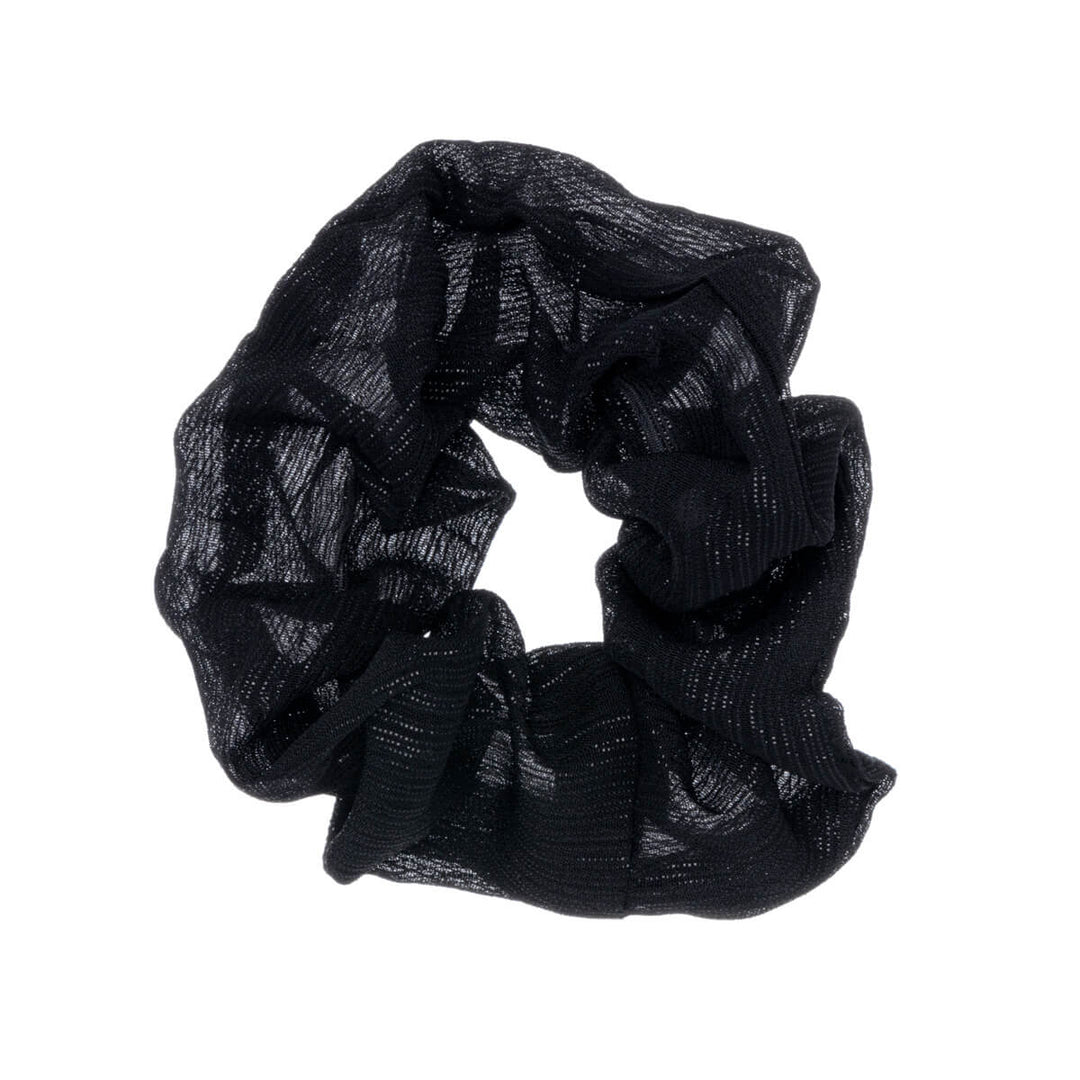 Monochrome glittery scrunchie hairpin ø 10cm