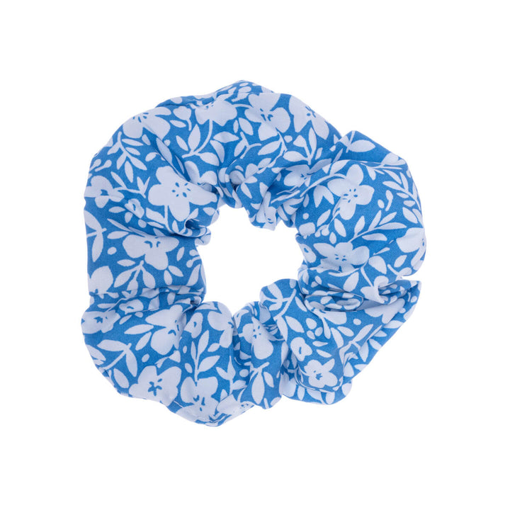 Kukkakuviollinen scrunchie hiusdonitsi ø 10cm