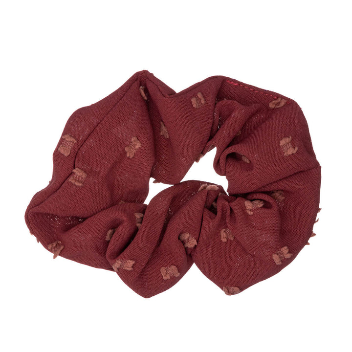 Matte patterned scrunchie hairpin ø 10cm