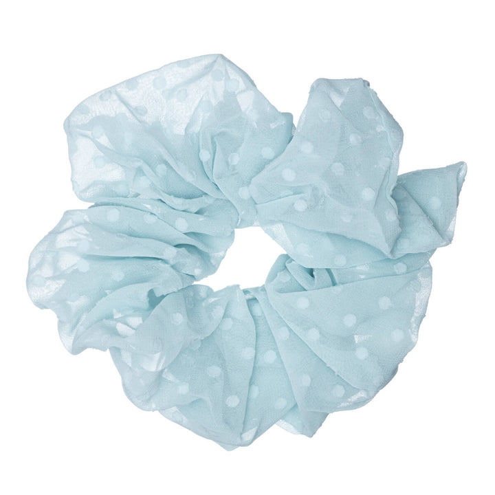 Pilkullinen harso jätti scrunchie hiusdonitsi ø 15cm