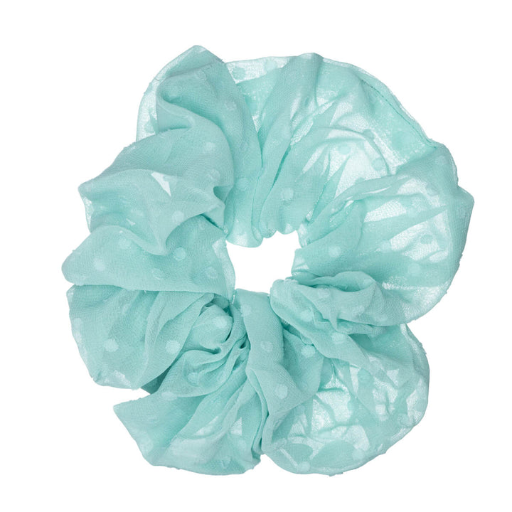 Pilkullinen harso jätti scrunchie hiusdonitsi ø 15cm