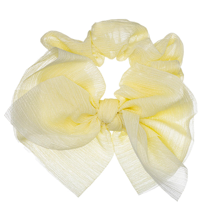 Rusetti hiuslenkki scrunchie kimaltava hiusrusetti