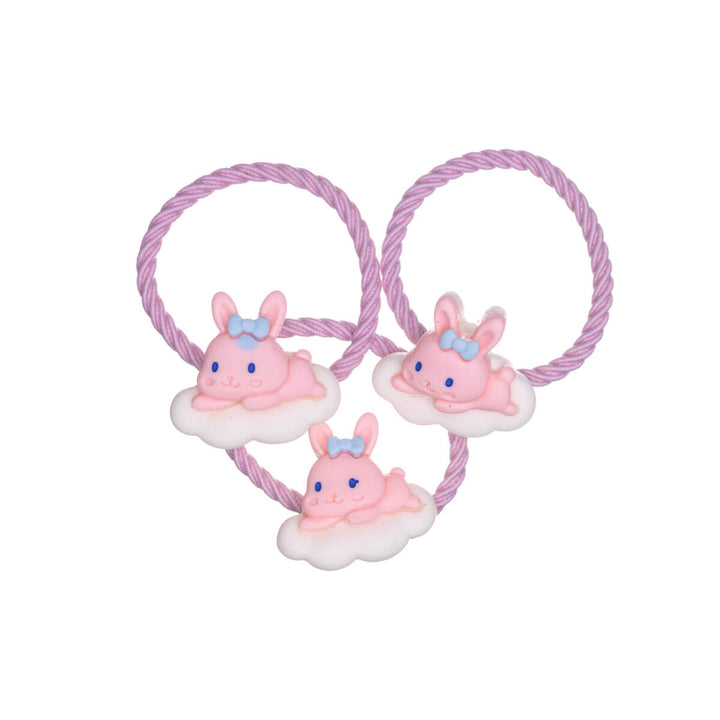 Children's hair clip animal figures ø2,7cm 3pcs