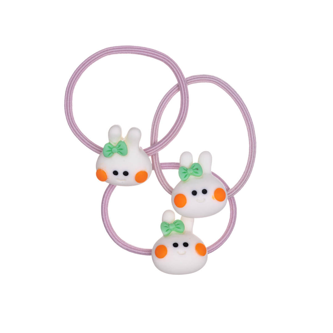 Children's hair clip animal figures ø2,7cm 3pcs