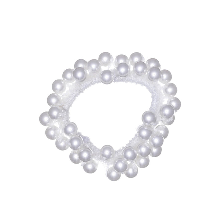 Pearl hair loop scrunchie ø 7cm