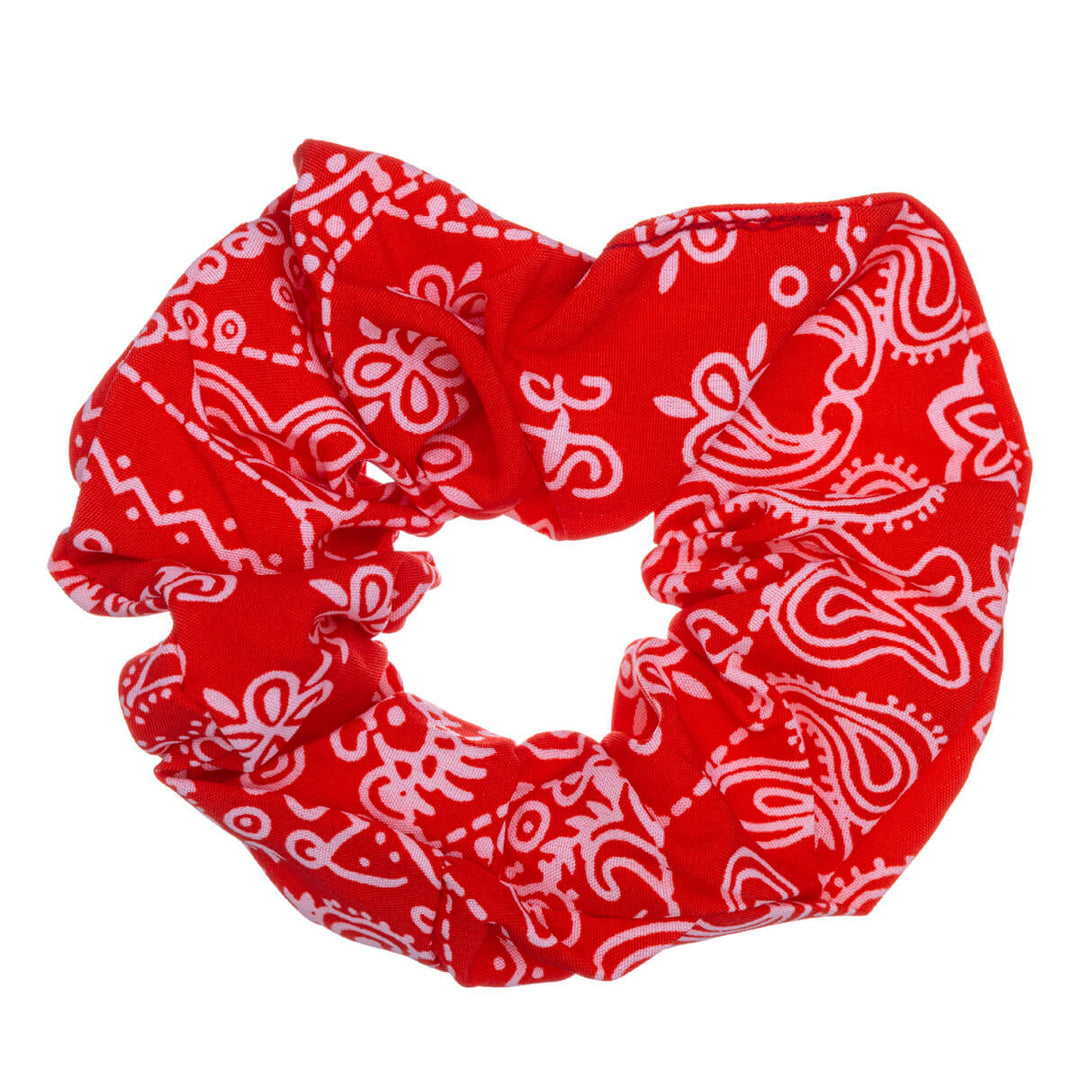 Paisley patterned scrunchie hairpin ø 11cm