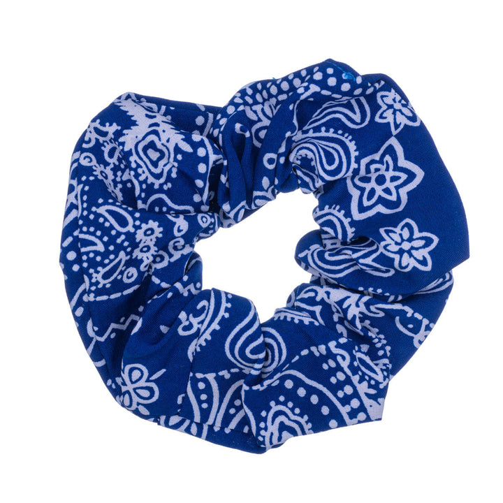 Paisley patterned scrunchie hairpin ø 11cm