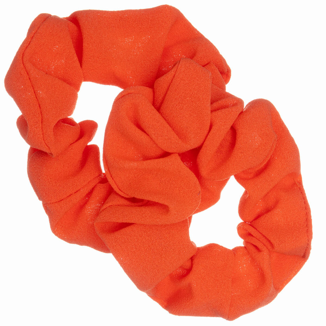 Solid colored small scrunchie hairpin ø7cm 2pcs