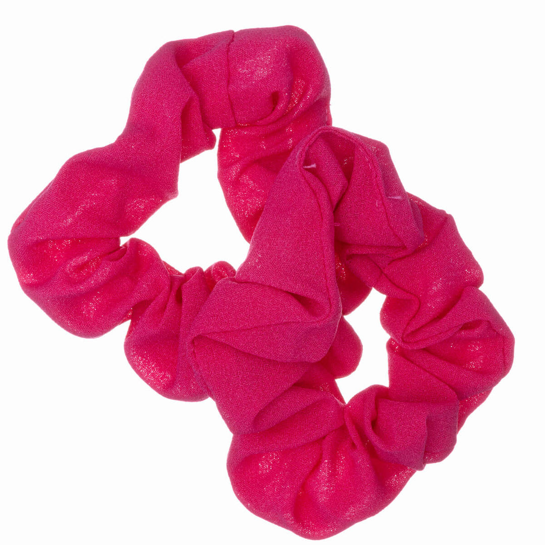 Solid colored small scrunchie hairpin ø7cm 2pcs