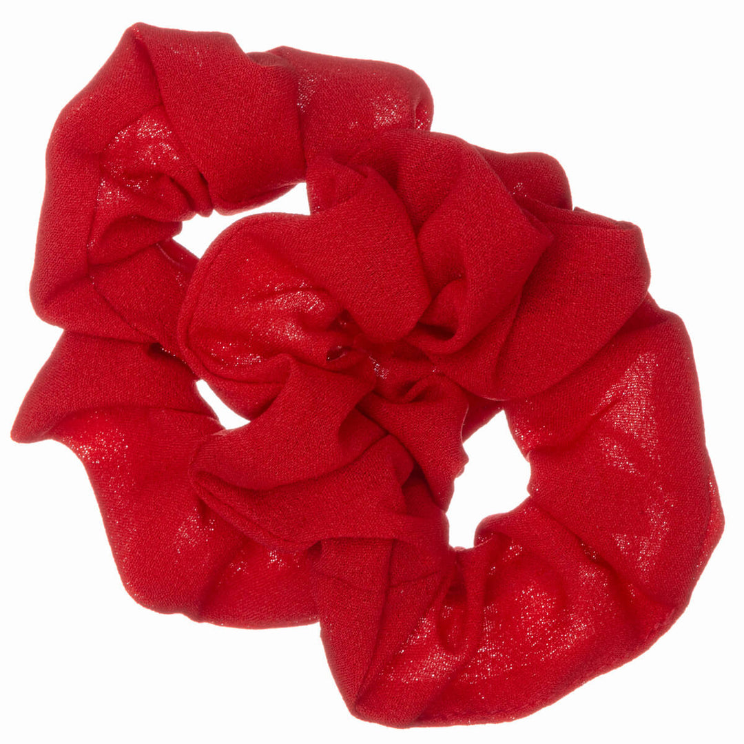 Solid colored small scrunchie hairpin ø7cm 2pcs