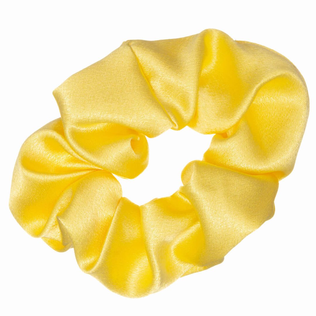 Yksivärinen satiini scrunchie hiusdonitsi ø11cm