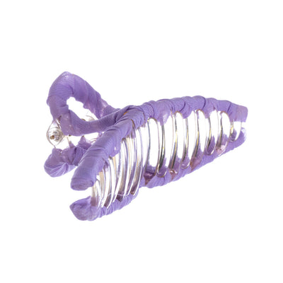Solid coloured fabric shark tooth loop 11cm