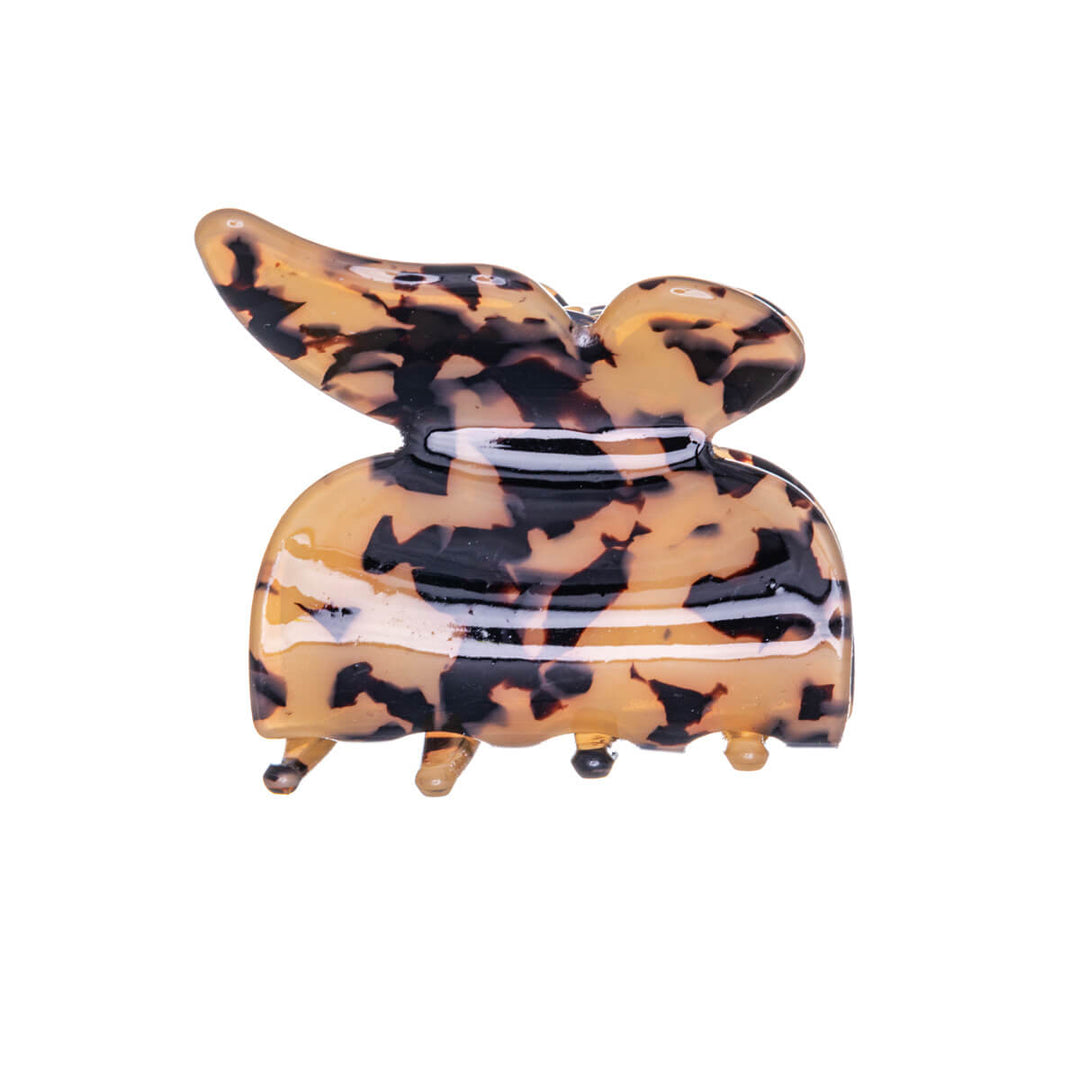 Butterfly shark tooth plastic hair clip 4,8cm