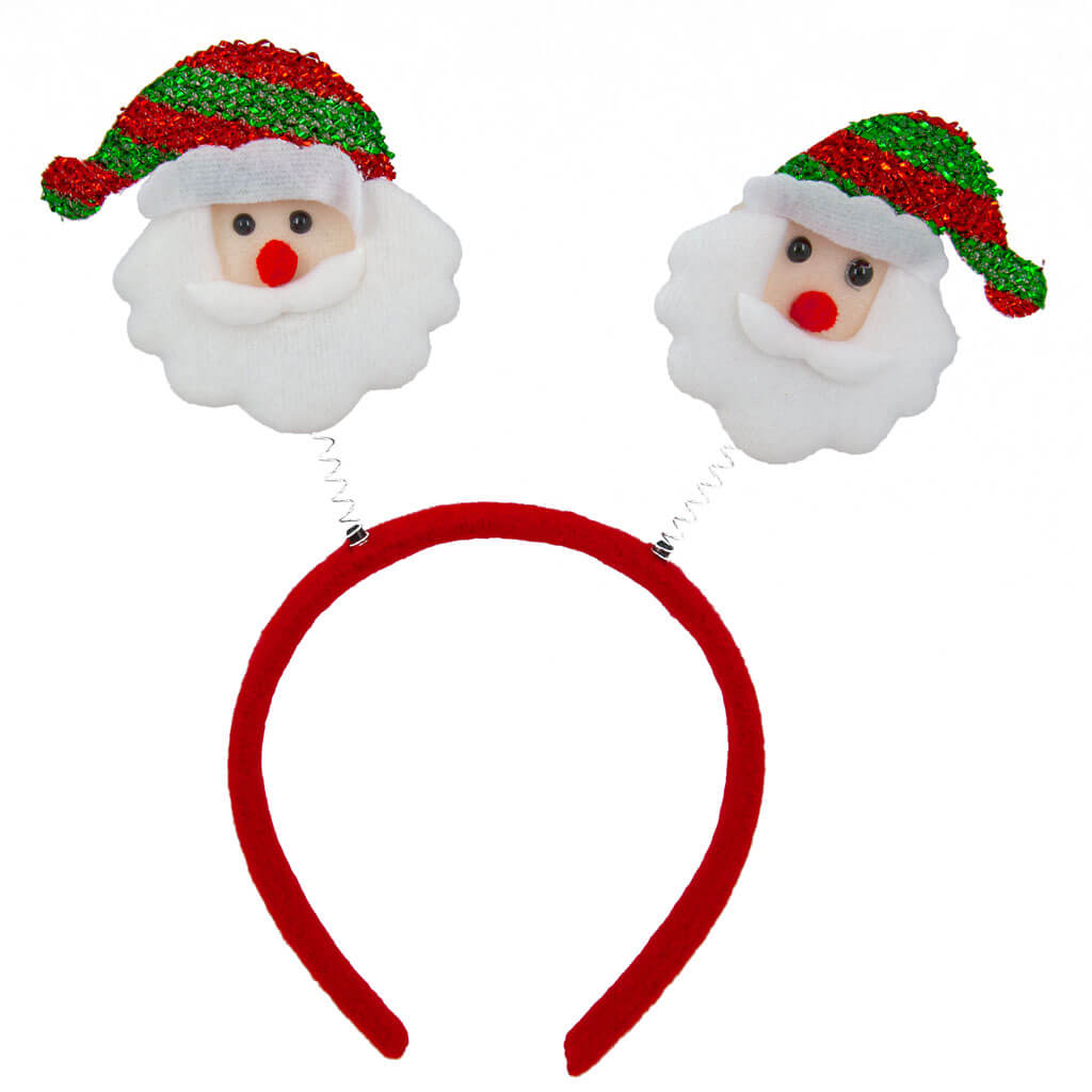 Swinging Santas Christmas hairband