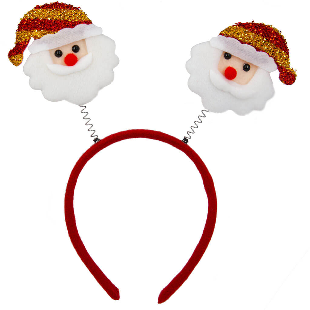 Swinging Santas Christmas hairband