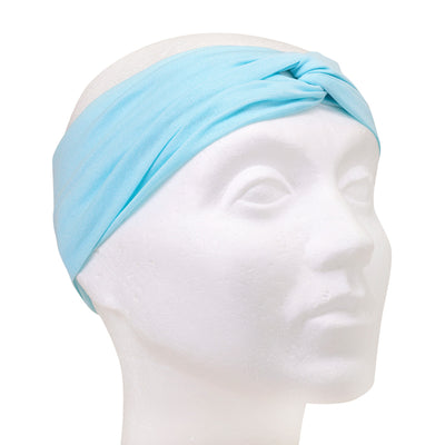 Flexible hairband with tie collar
