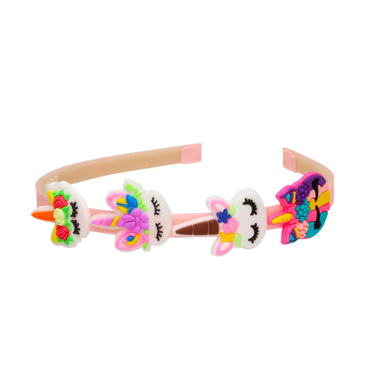 Unicorn for children's hair collar with decorations