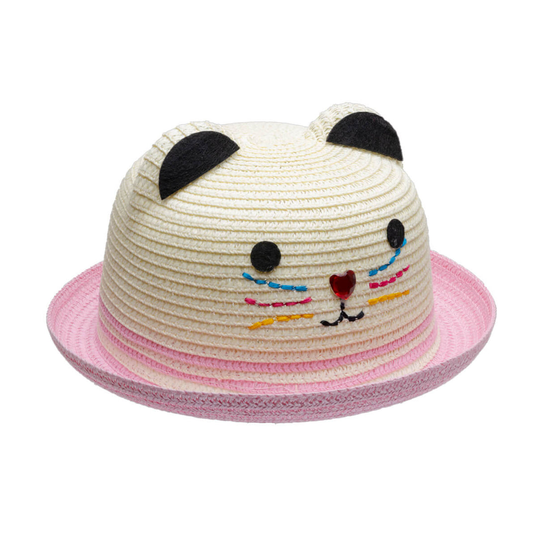 Children's summer hat cat hat (100% paper)
