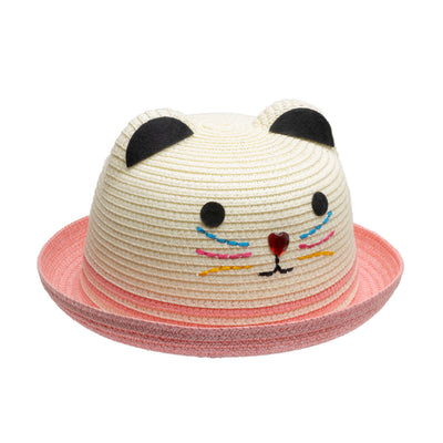 Children's summer hat cat hat (100% paper)