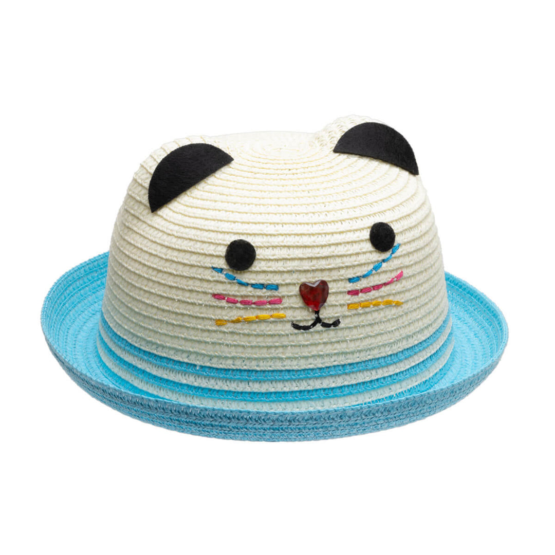 Children's summer hat cat hat (100% paper)