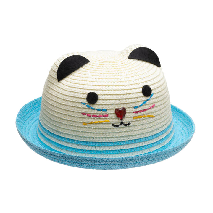 Children's summer hat cat hat (100% paper)