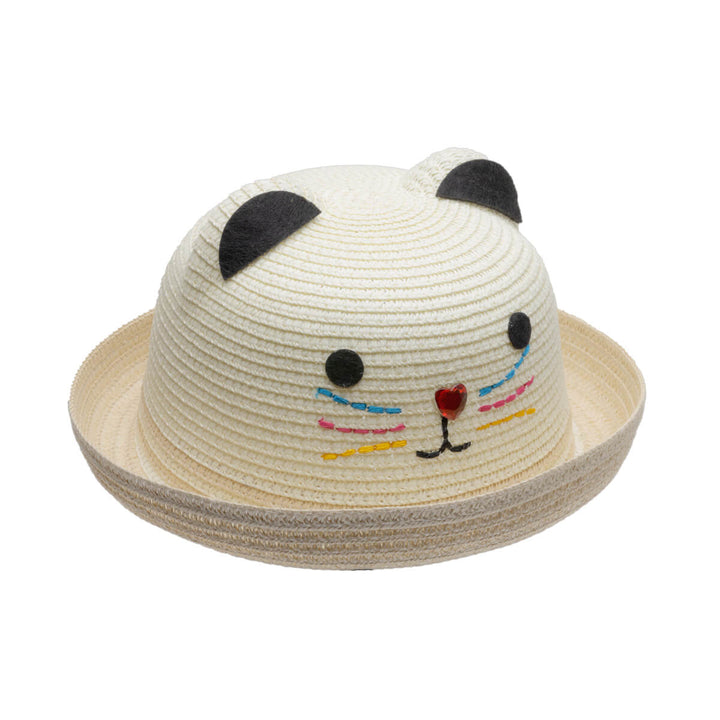 Children's summer hat cat hat (100% paper)