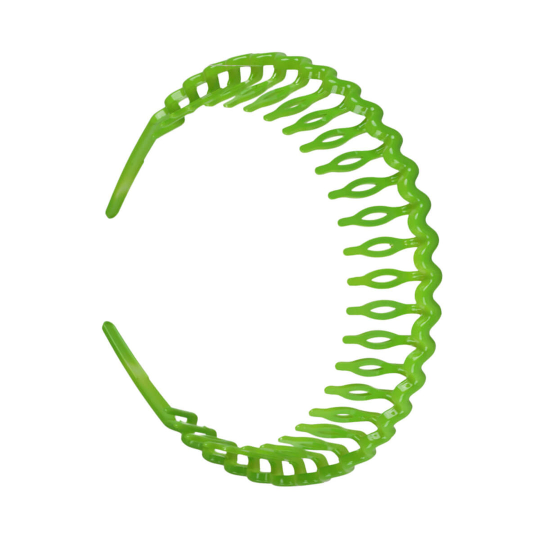 Colored plastic comb collar
