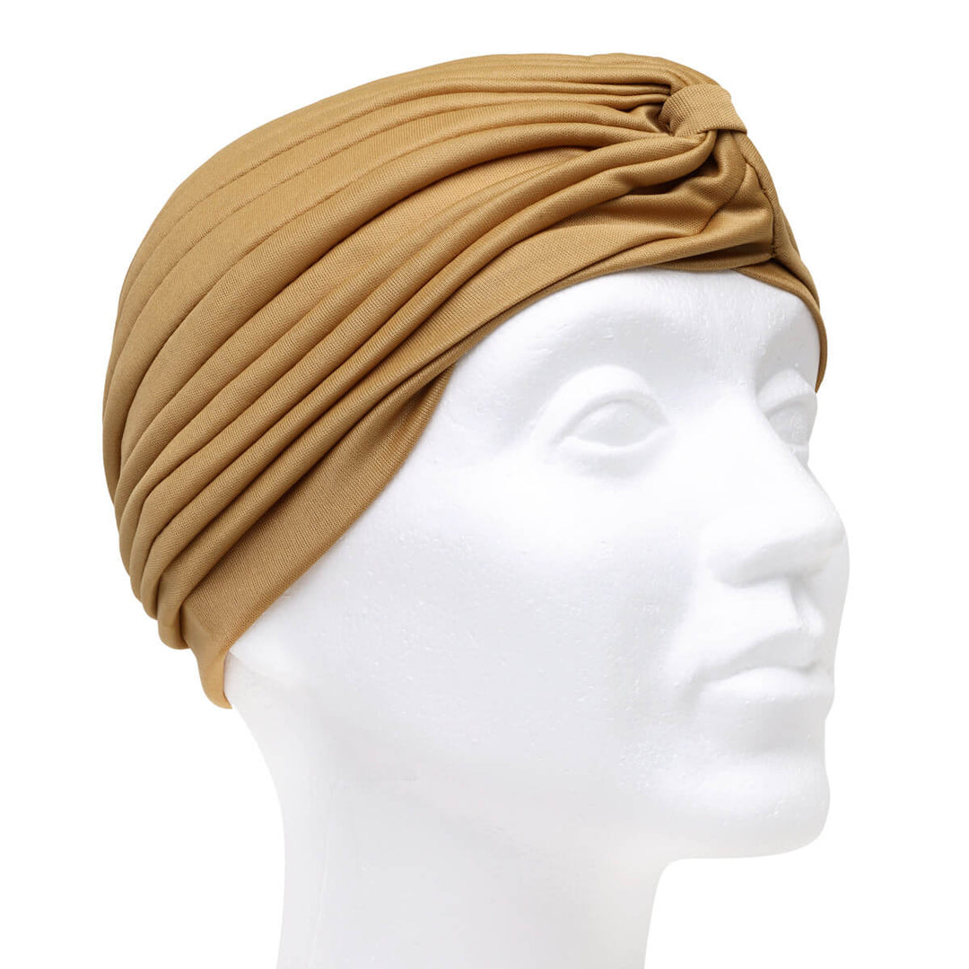 Turban elastic headgear