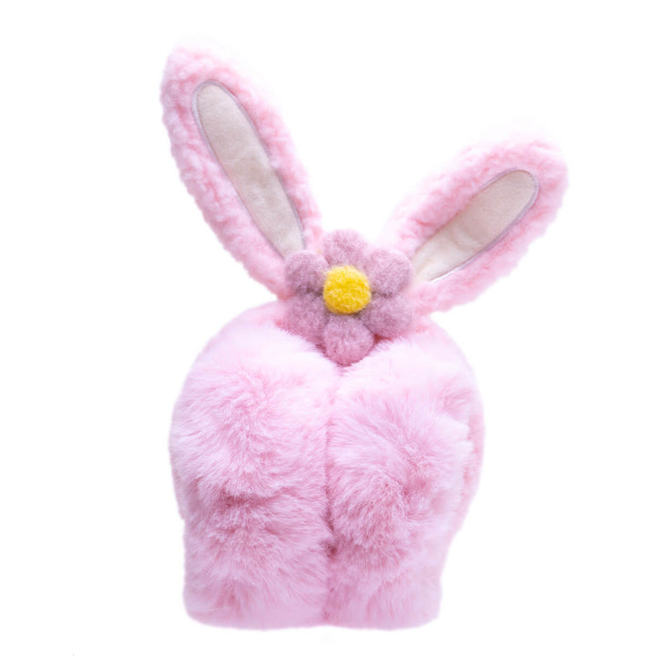 Children's ear flaps with bunny ears