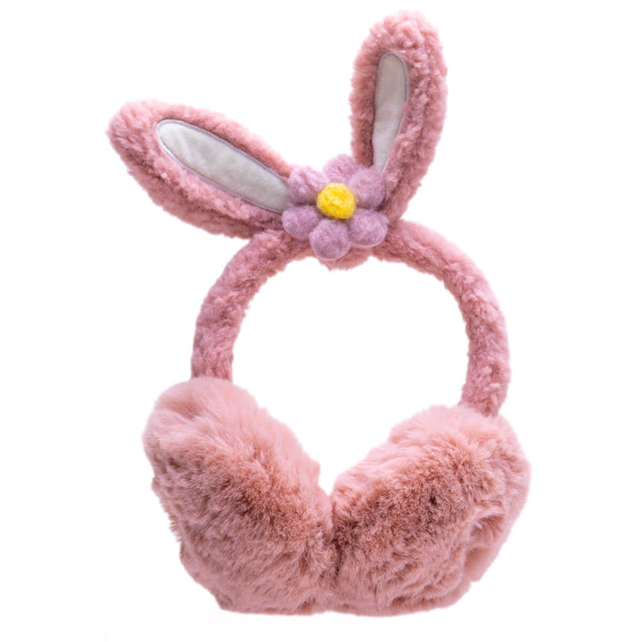 Children's ear flaps with bunny ears