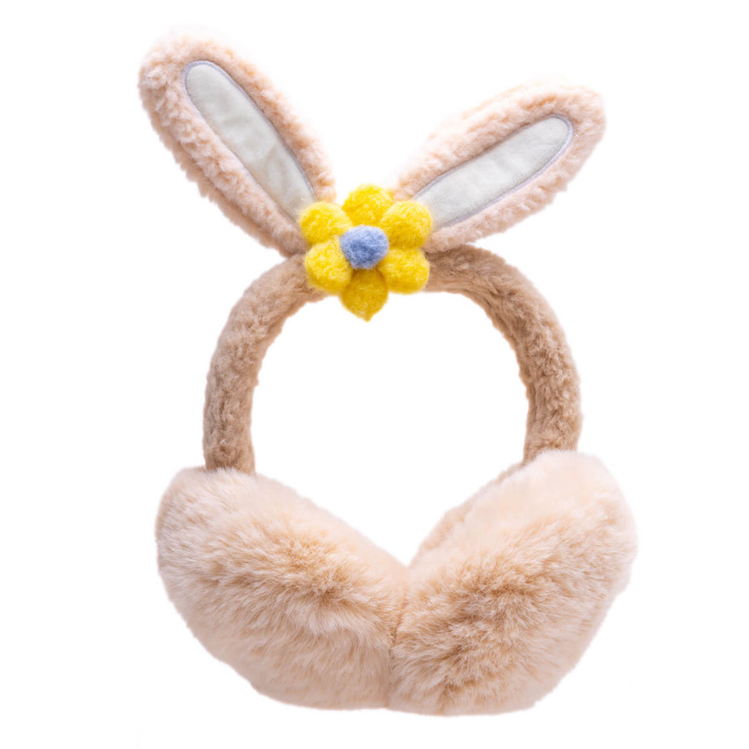 Children's ear flaps with bunny ears