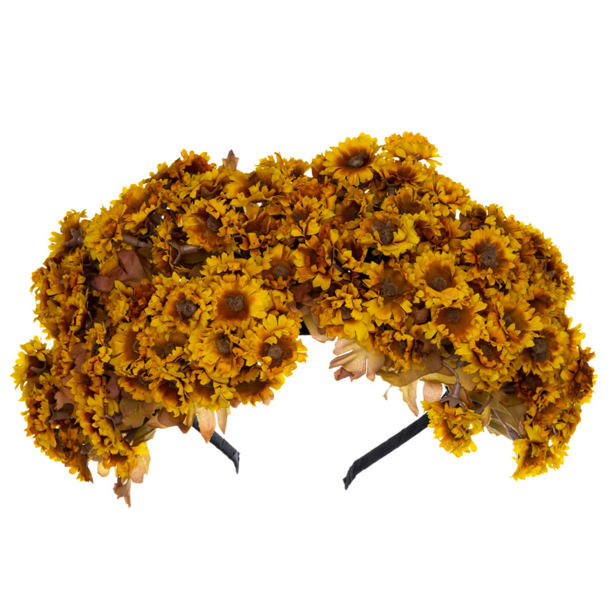 Rich flower hairpiece sunflower flower collar
