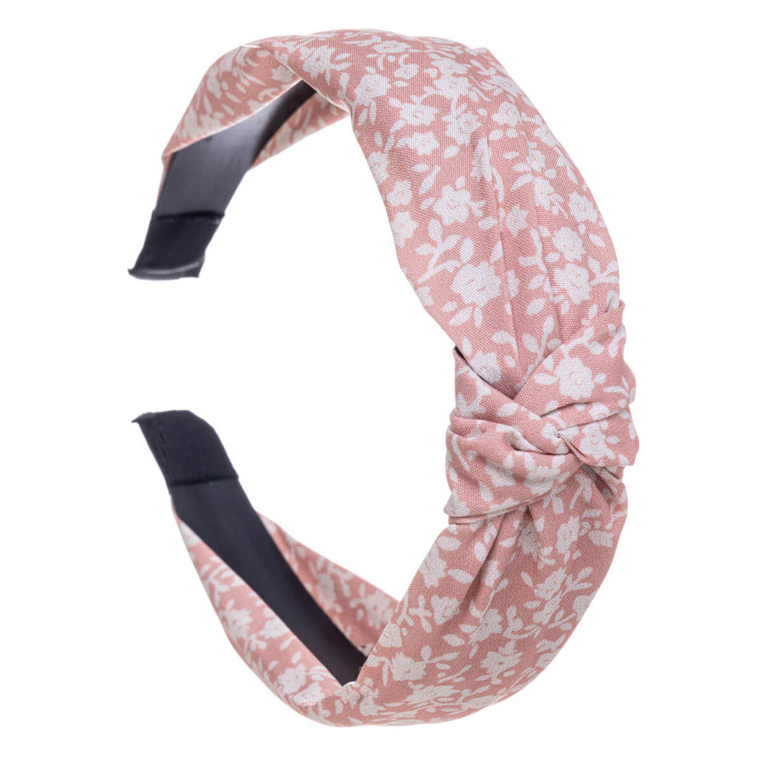 Floral hairband with knot 3,1cm