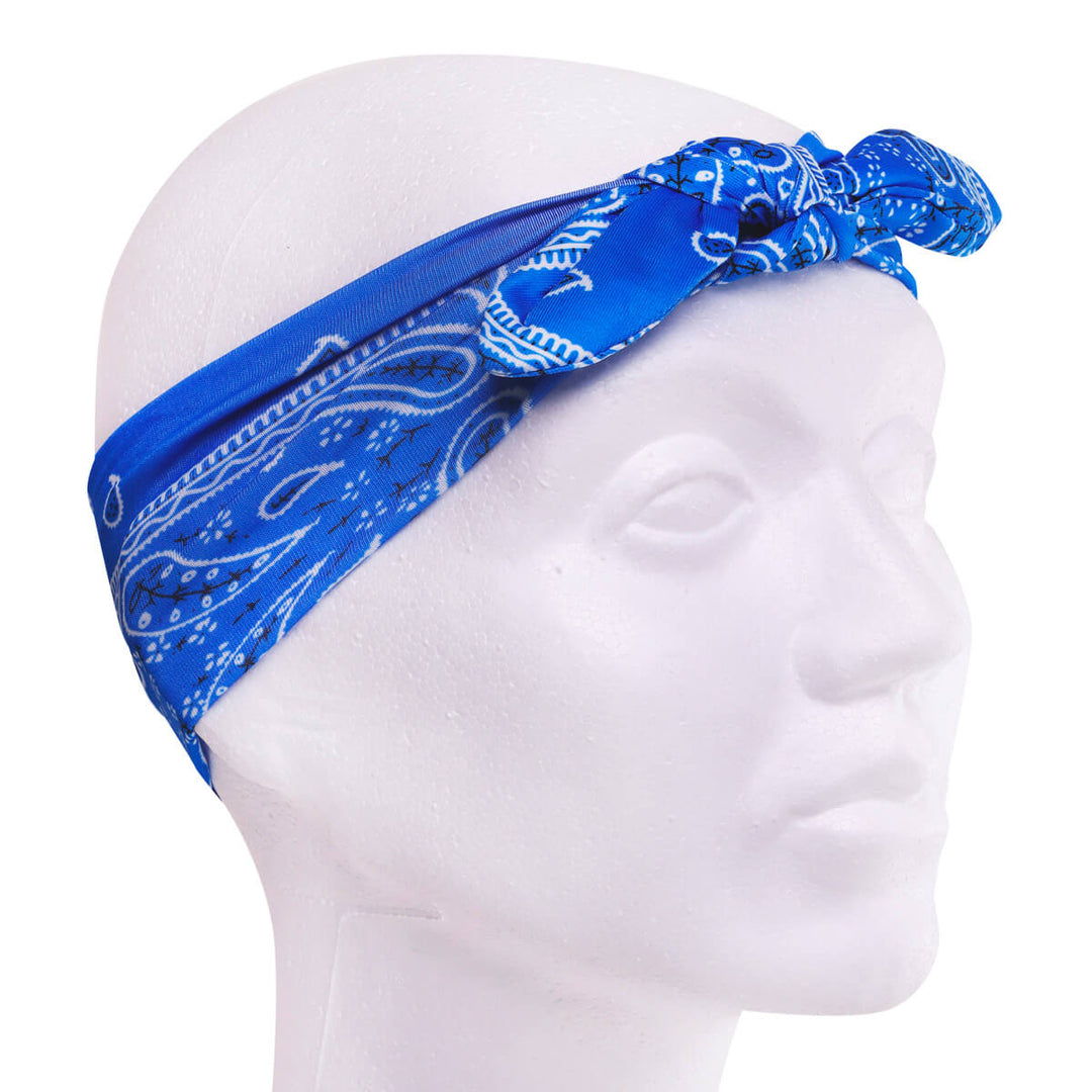 Children's elastic bandana headband