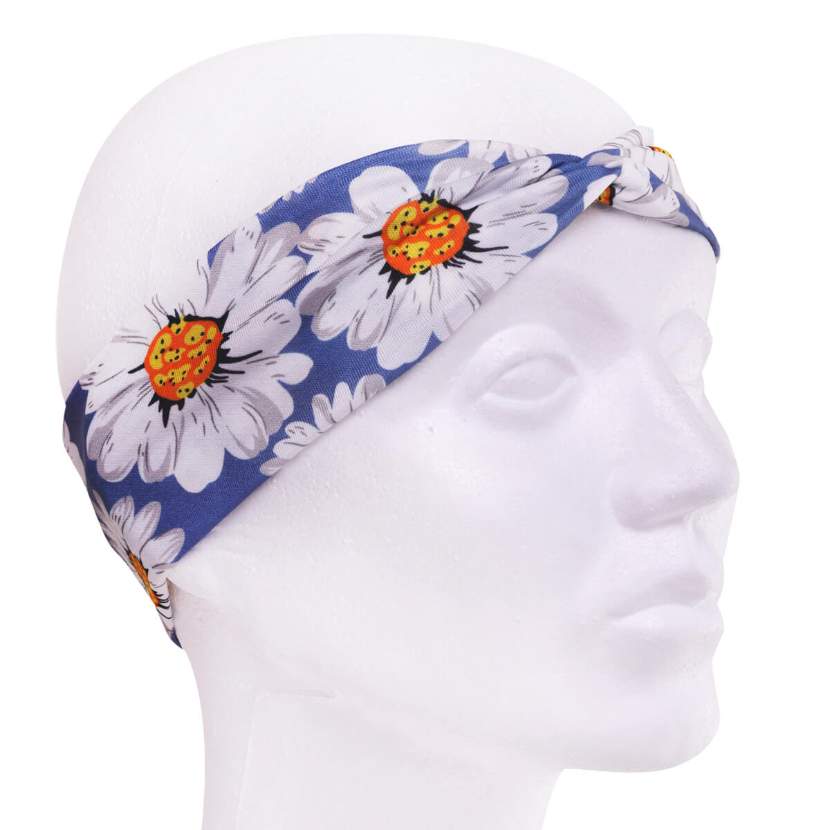 Daisy hairband with elastic headband