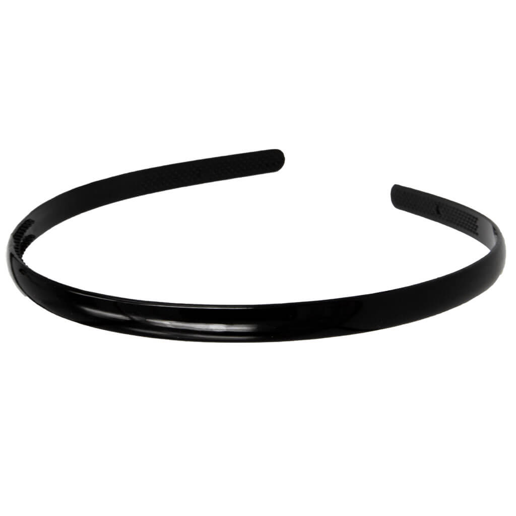 Narrow plastic hair clip 8mm