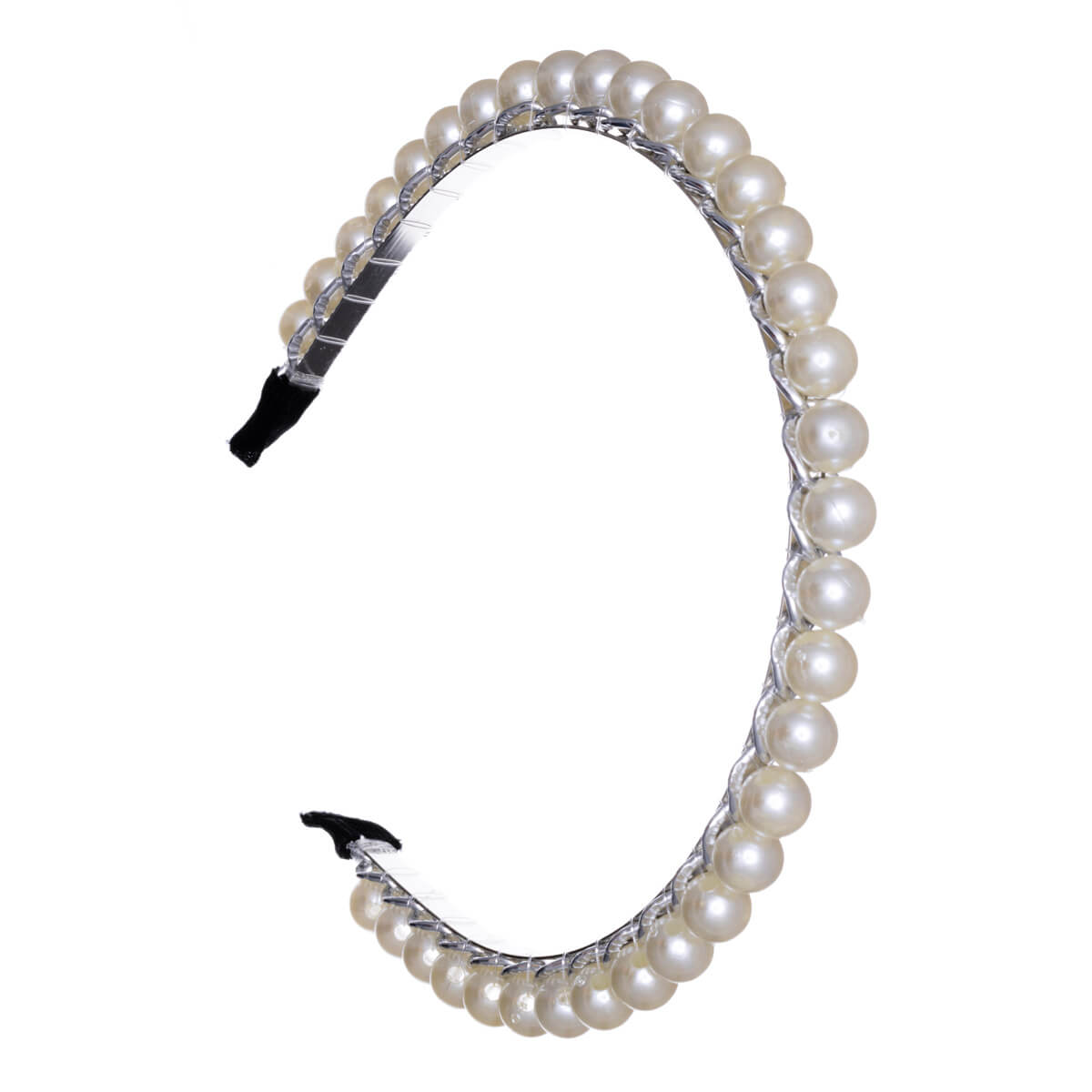 Chain bead necklace bead hair clip 1cm
