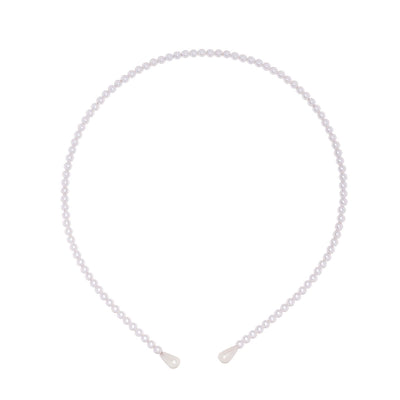 Pearl bead bead hair clip 4mm